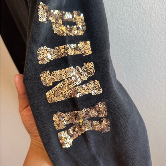 PINK Victoria's Secret gold sequin Y2K jogger sweats - Picture 5 of 7